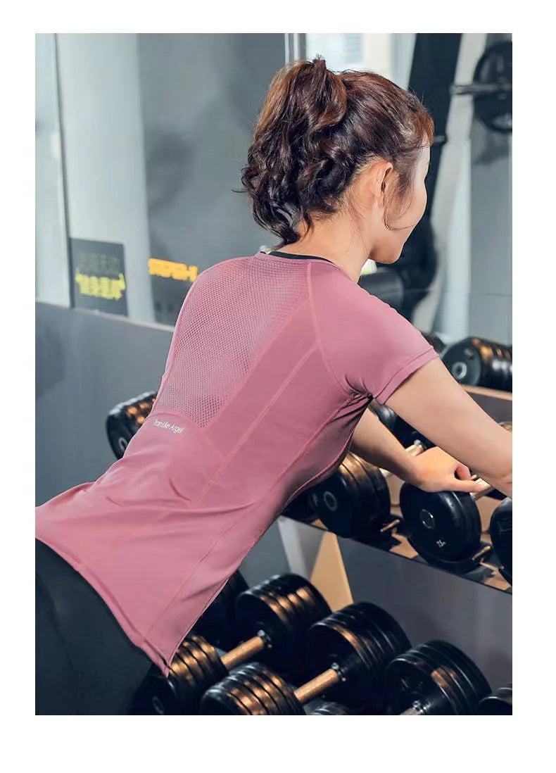 Women's Sports Wear For Fitness Running Jogging Seamless Long Sleeve Gym Woman Sport Shirt Yoga Top Female Workout Tops T-shirt