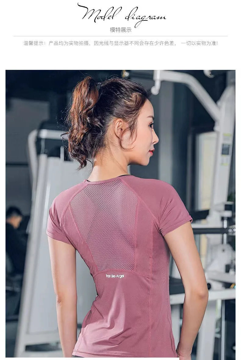 Women's Sports Wear For Fitness Running Jogging Seamless Long Sleeve Gym Woman Sport Shirt Yoga Top Female Workout Tops T-shirt