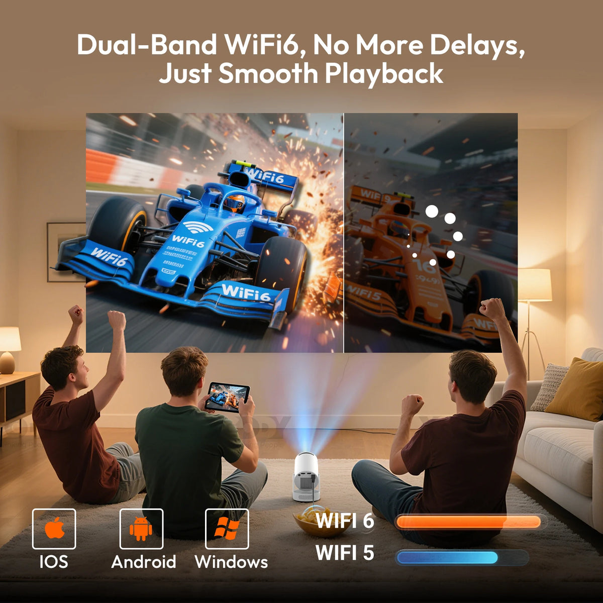 Bright 4K Smart Home Cinema