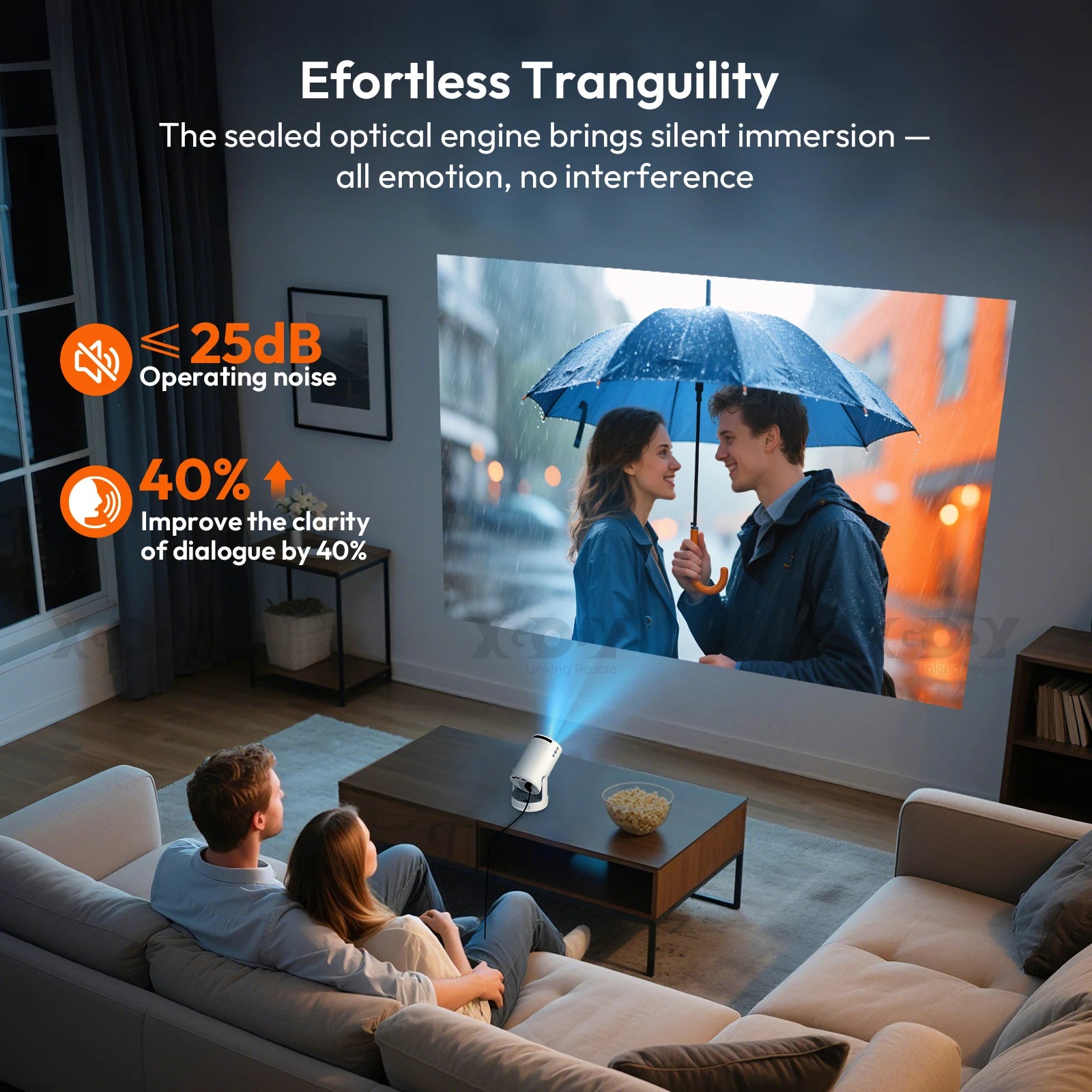 Bright 4K Smart Home Cinema