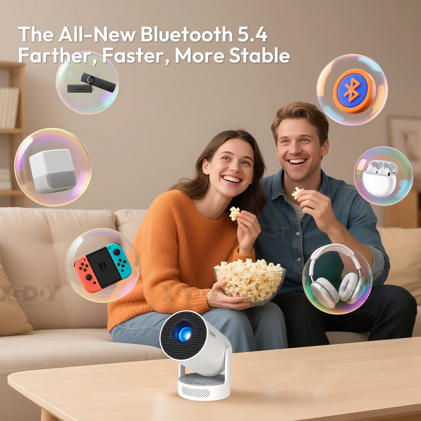 Bright 4K Smart Home Cinema