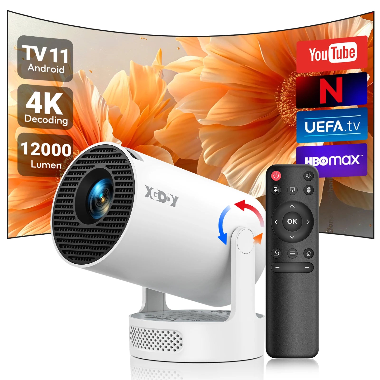 Bright 4K Smart Home Cinema